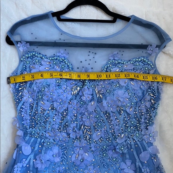 Royal Dream Women’s Wedding And Prom  Net Dress - Picture 8 of 8